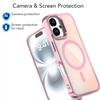 For iPhone 17 Case Compatible with MagSafe Color Changing PC TPU Phone Back Cover