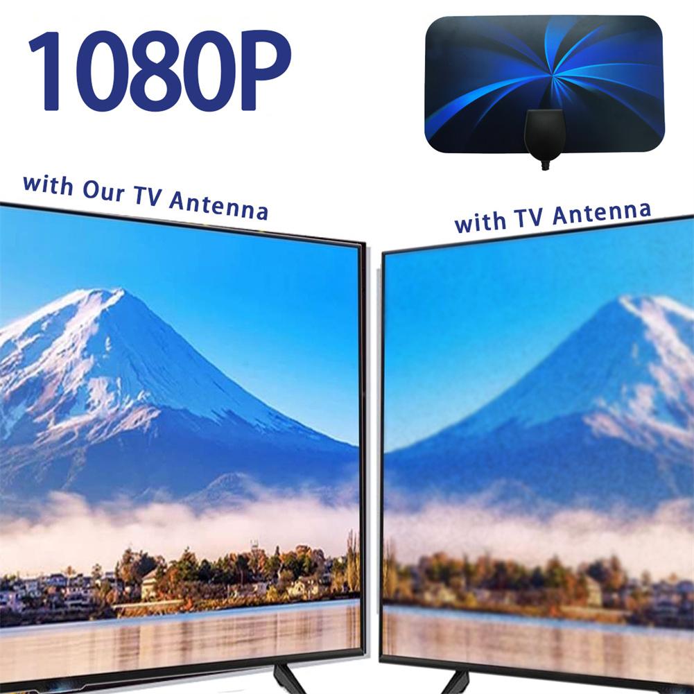3000 миль Цифровая ТВ-антенна высокой четкости с усилителем сигнала DVB-T Дальнего действия HDTV Антенна