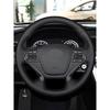 New Black Perforated Leather Steering Wheel Cover For Hyundai Sonata 9 2015-2017
