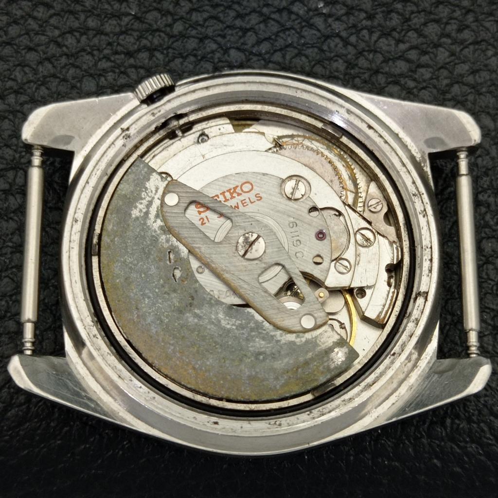 Б/У винтажные мужские часы SEIKO 5 AUTOMATIC 6119C из Японии с синим циферблатом a433875-2