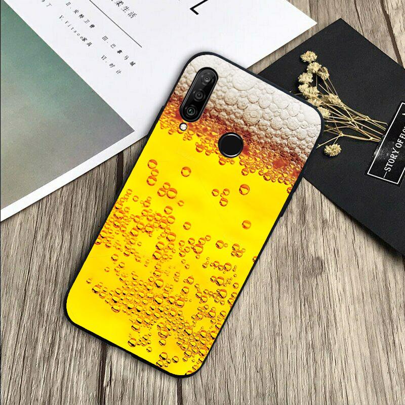 Пиво Алкоголь Лето Пузырьки Для Huawei Nova Y72 Y73 Y90 Y70 Y60 Y91 Y61 12s 12i 11i 8i 9 10 SE P40 Lite P60 P30 Pro Чехол