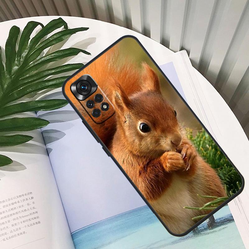 Чехол с белкой для Xiaomi Redmi Note 14 13 10 11 12 15 Pro Plus Чехол для Redmi 15C 14C 10C 12C 13C 15