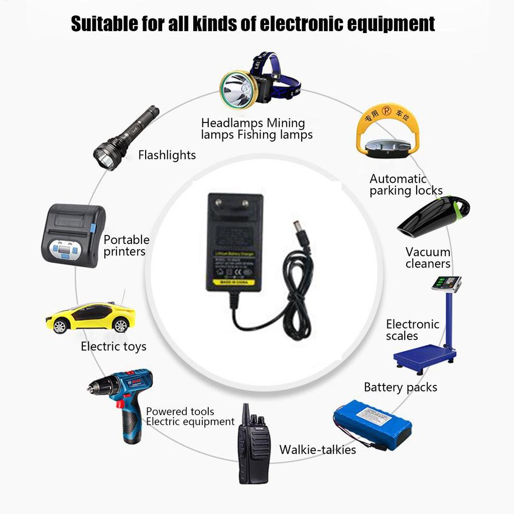 Battery Charger For Electric Tool Multifunctional Battery Adapter Efficient Charging Adapter For Industry Motorcycle Home Marine