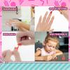 TownleyGirl LOL Nail Polish for Includes a Surprise Lip and Nail Set Peel-Off Kids, Bottle! Stickers, 11-Piece [Item]