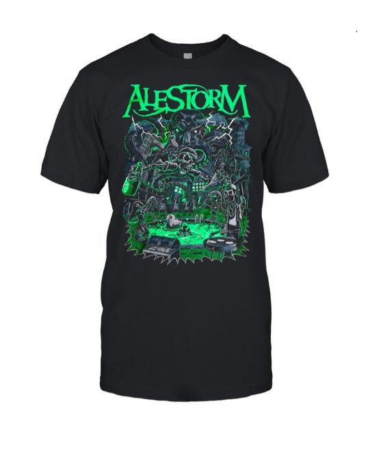 ALESTORM Slime Tour Унисекс Футболка – Футболка Пиратской Метал-группы