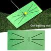 Outdoor Golf Training Swing Detection Mat Batting Practice Training Equipment Mesh Aid Cushion