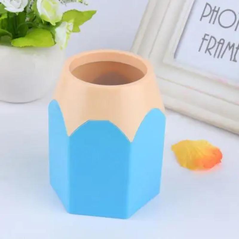 Creative Makeup Brush Holder Pen Vase Pencil Pot Tidy Stationery Storage Organizer Desk Container Pen Holders