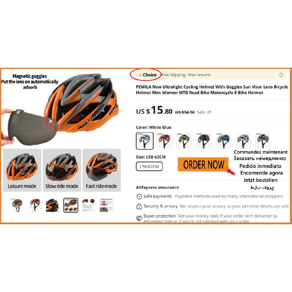 PEMILA 2024 New Ultralight Cycling Helmet Cycling Safety Cap MTB Bicycle Helmet For Women Men Racing Equipment Bike Helmet Visor
