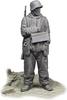 Ardennes Miniatures WWII German Infantryman In Winter Gear with Ammunition Box Resin Kit AR35102 1/35