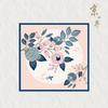 Rose Appointment 100% Mulberry Silk Square Scarf