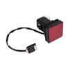 NEW-Red 15 LED 2 Inch Trailer Truck Hitch Tow Haul Receiver Cover Brake Light With Pin 12V