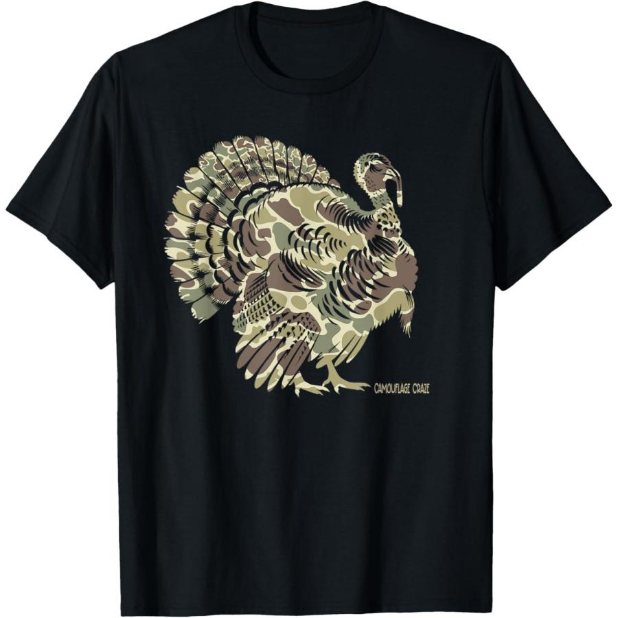 Wild Turkey Камуфляж Камо Охота на индейку Камо Футболка охотника