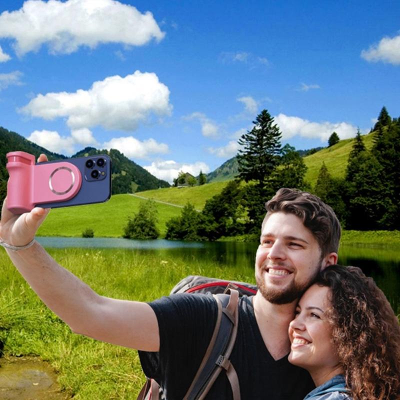 Рукоятка-затвор для мобильного телефона Легкая съемка Беспроводное управление затвором Пульт дистанционного управления Аксессуары для стабильной фото- и видеосъемки