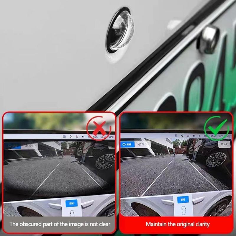 Универсальный Защитный Чехол для Объектива Автомобильной Камеры 2 Шт. Защитная Крышка для Камеры Заднего Вида 360° Защита от Царапин Водонепроницаемый