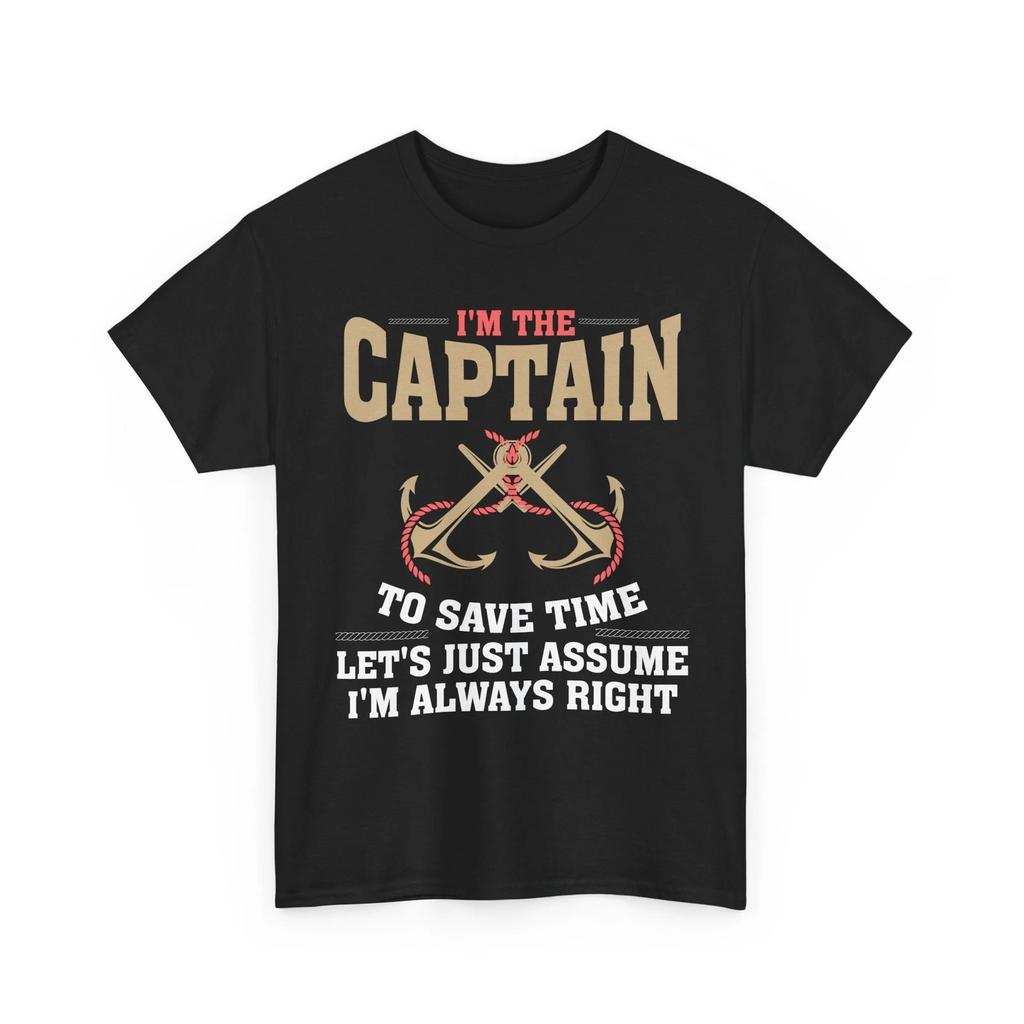 Captain Of The Boat T shirt, I'm The Captain Boating Sailing Lovers Shirt