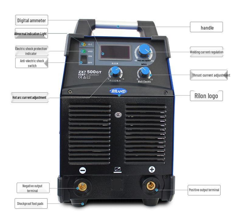Rilon ZX7-315/400/500GT Industrial Inverter IGBT DC Welding Machine, 380V