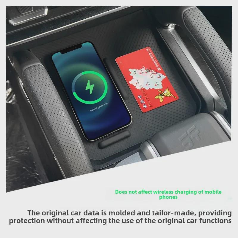 Jietu 23 Traveler Беспроводная зарядка Силиконовый пылезащитный коврик для центральной консоли