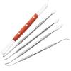 Stainless Steel Wax Carvers Set Double Ended Wax Carver with Storage Case 10pcs Dental Waxing Tool