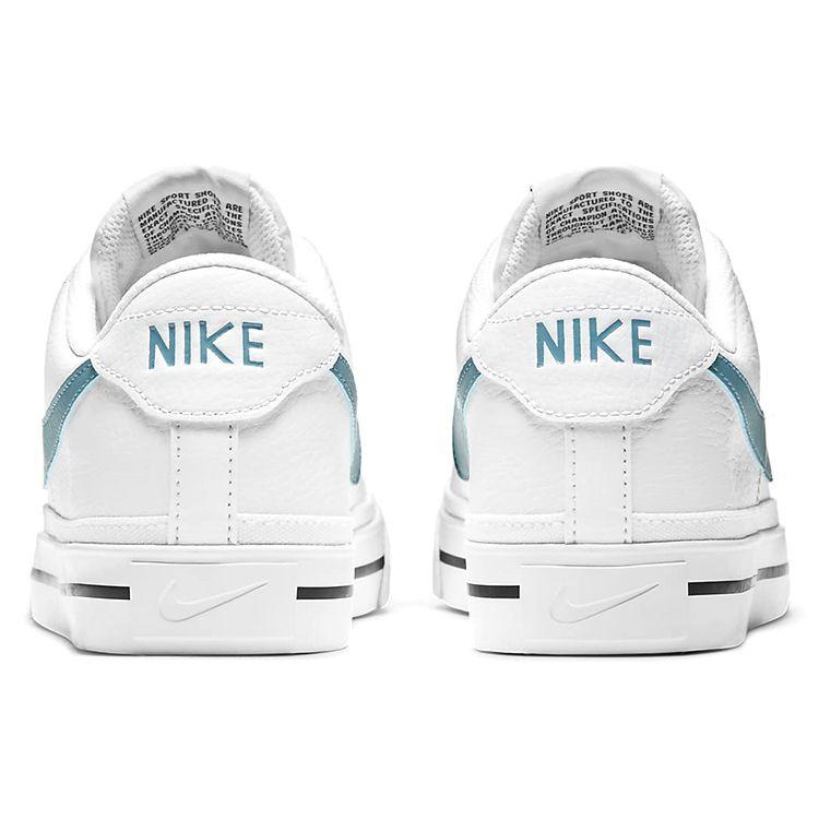 Nike Мужские кроссовки Court Legacy White Cerulean Gum-Light-Brown CU4150-104