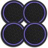 4PCS Car Cup Holder Coasters, Dustproof Automotive Interior Accessories Mat,2.75 Inch Non-Slip Ert Water Bottle Holder Pads, Universal For Vehicles,
