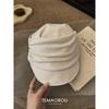 Womens Pleated Beret Hat Japanese Yamamoto Style 3 Colors Large Size Face Flattering Winter