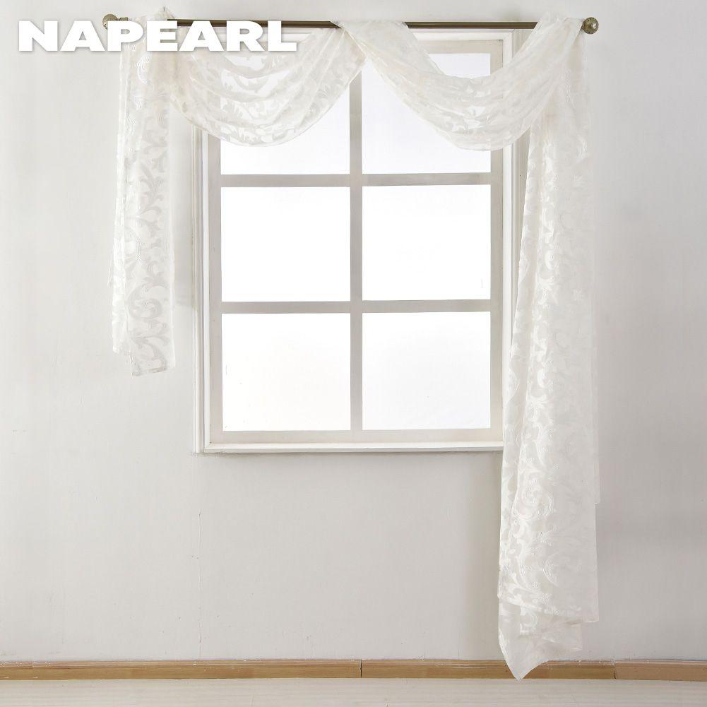 1 шт. NAPEARL жаккардовый романтический занавес на окно, дверь, тюль, занавеска с цветами, тюль, балдахин для дома, свадебная арка, декор, домашний декор