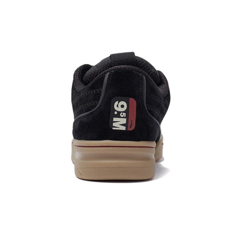 Li Ning 937 Deluxe SP Low Suede Leather Comfortable Versatile Non-Slip Shock Absorbing Durable Lightweight Low-Top Skate Shoes Men Sneakers AGBR095-3