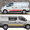 Для Renault Trafic 2 3 MK3 MK2 кемпер фургон двери автомобиля боковые графические наклейки виниловая пленка капот наклейки тюнинг