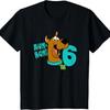 Kids Scooby-Doo 6th Birthday Ruh-Roh! I'm 6! T-Shirt