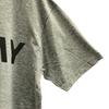 US ARMY Print Pattern Short Sleeve T-shirt Gray Back Print Men's Used