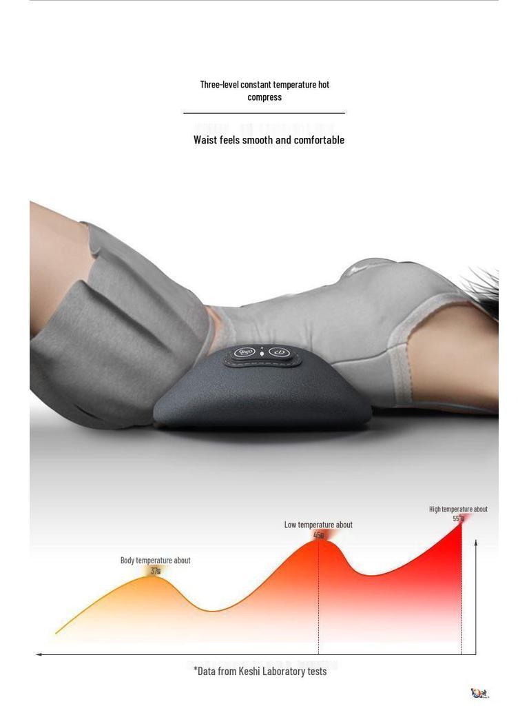 Поясничная подушка для поддержки спины, для использования за границей: Поясничная подушка с подогревом для сна и массажа