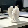 Изящные Крылья Скульптуры 3D Печатное Украшение Спящий Ангел, Минималистичная Фигурка Настольное Украшение Декор, Эстетичная Скульптура для Дома Офиса