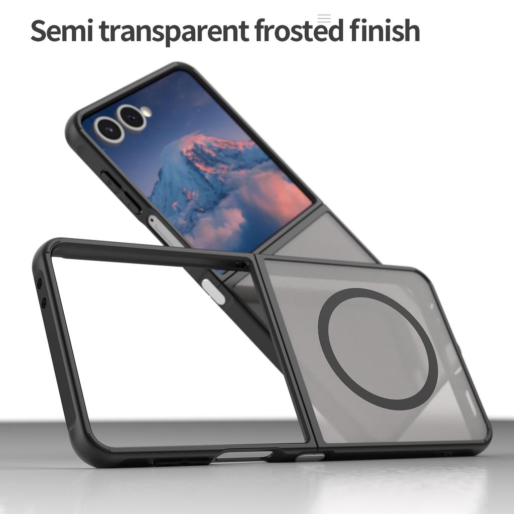 Для Magsafe Магнитный Беспроводной Зарядный Чехол Для Samsung Galaxy Z Flip7 Flip 7 5G Ударопрочный Матовый Задний Чехол Coque Fundas