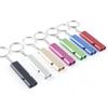 Survival Whistle Aluminium Alloy Keychain Practical Dual Frequency Emergency Safety Outdoor Hiking Camping