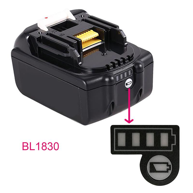 10 шт. Для аккумулятора Makitas Bl1830 Li-Ion Светодиодная наклейка-ключ Этикетка Аксессуары для инструментов Аккумулятор Li-Ion Светодиодная наклейка-ключ Этикетка Инструменты