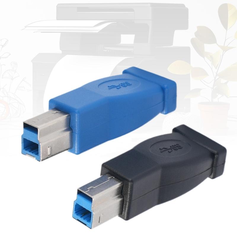 USB B3.0 Male To Type C Female Converters for Fast Data Transmission Charging for Printer and External Hard Disks
