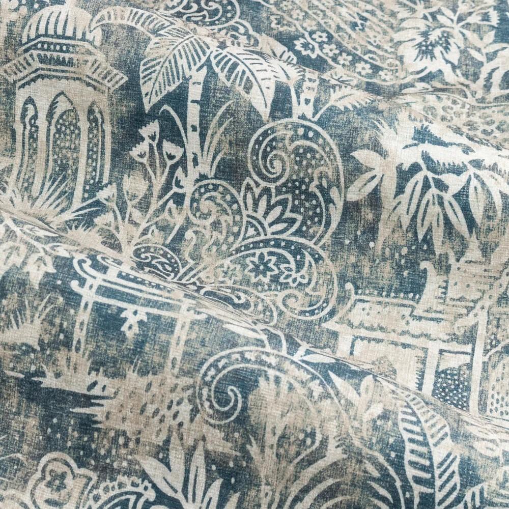 Wylder Chenille Bengal Tiger Eyelet Curtains