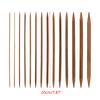 5 шт. 20 см бамбуковые спицы крючки для вязания крючком двухсторонние карбонизированные бамбуковые спицы свитер плетение рукоделие 13 размеров инструмент