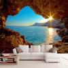 3d Wallpaper Stereo Seaside Landscape Mural Reef Cave Fresco Living Room Bedroom Space Expansion Background Wall Paper
