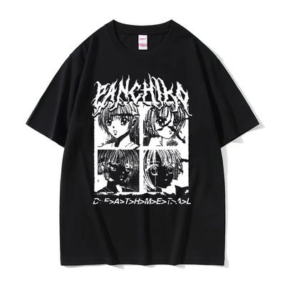 Panchiko DEATHMETAL Графический принт с изображением обложки альбома Футболка Мужская Женская Хип-Хоп Летняя Футболка Мужская Винтажная Футболка Мужская Повседневная Хлопковая Футболка