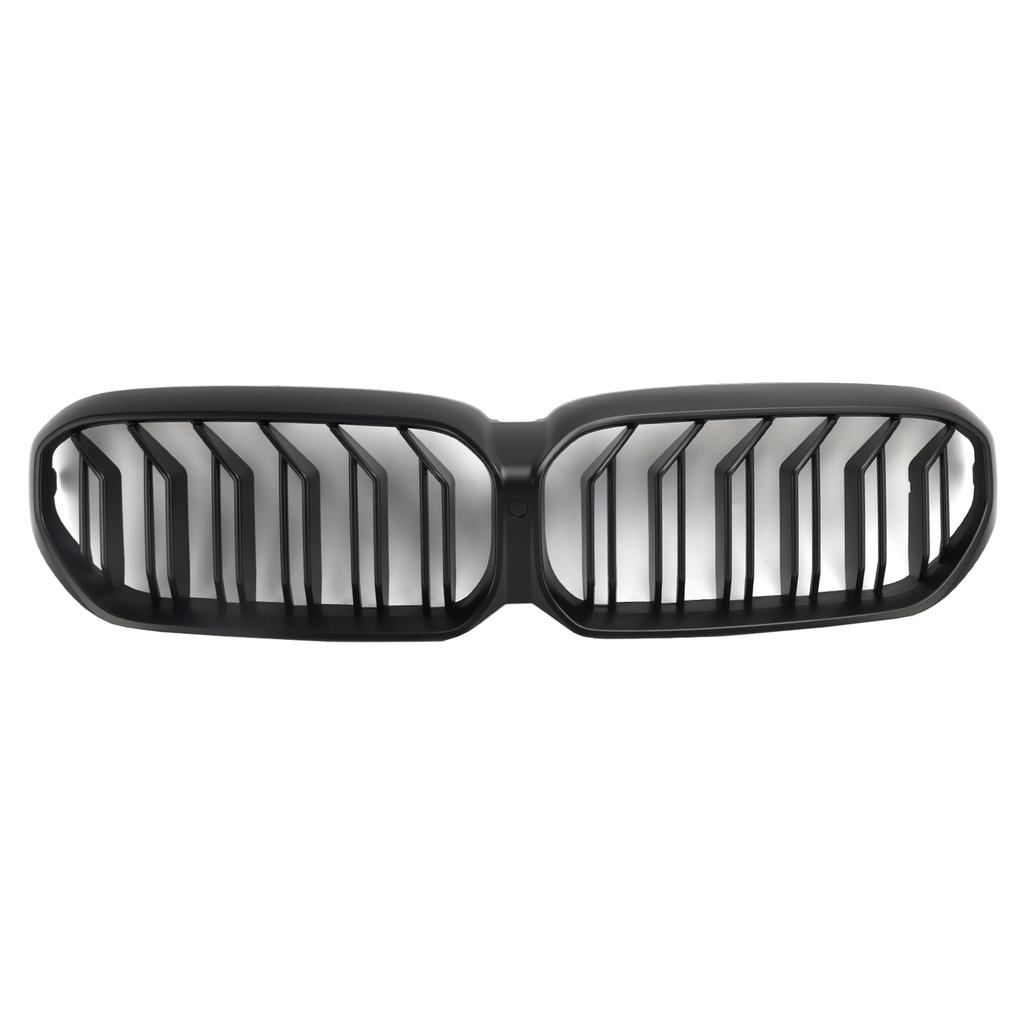 Матовая черная решетка радиатора с двойными ламелями для BMW G30 G31 LCI 2021-2024
