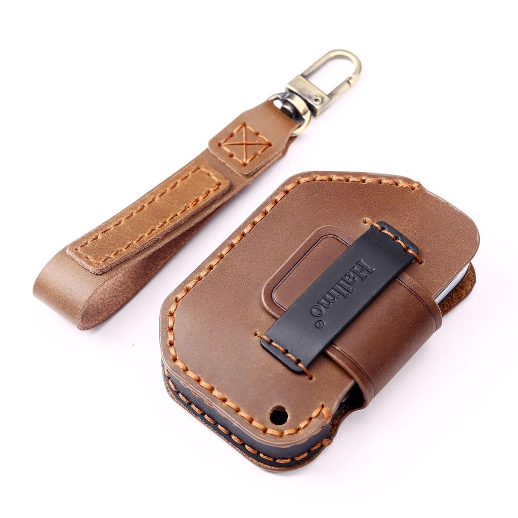 Кожаный чехол для ключа ручной работы для Jeep Wrangler