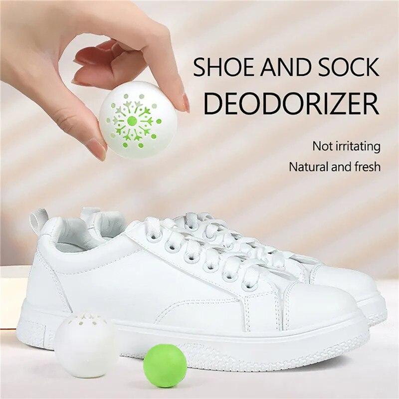 12/1PCS Deodorizer Freshener Balls For Shoes Multifunction Jasmine Scent Fresheners Footwear Shoe Closet Toilet Deodorization