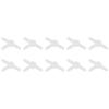 10Pcs 3 Way Plastic Fitting Pressure Temperature Proof T Shaped Tee Barb Fitting
