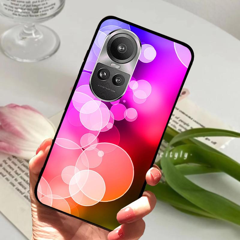 Чехол для Oppo Reno 10 5G CPH2531 Reno10 Ударопрочный Мягкий ТПУ Силиконовый Чехол для Телефона Для Oppo Reno 10 Pro 5G CPH2525 Funda Мультяшный