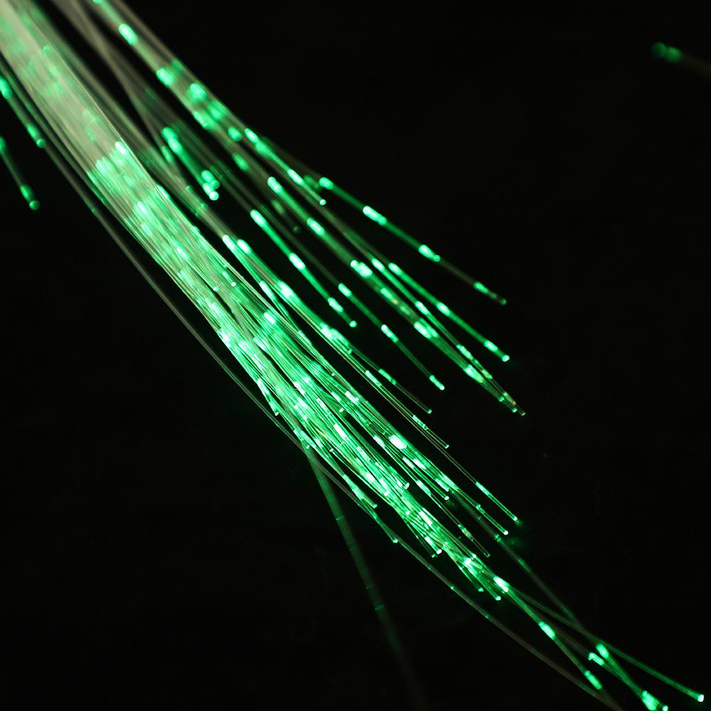 Красочный светодиодный танцевальный хлыст из оптоволокна: Светящийся аксессуар для ночного клуба и выступлений