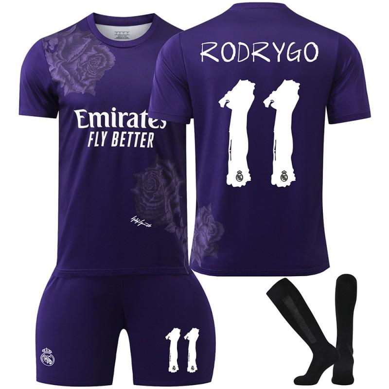 2425 Y3 Co-branded Football Shirt No. 7 C Rovinicius 5 Bellingham 10 Mbabpe Jersey Set