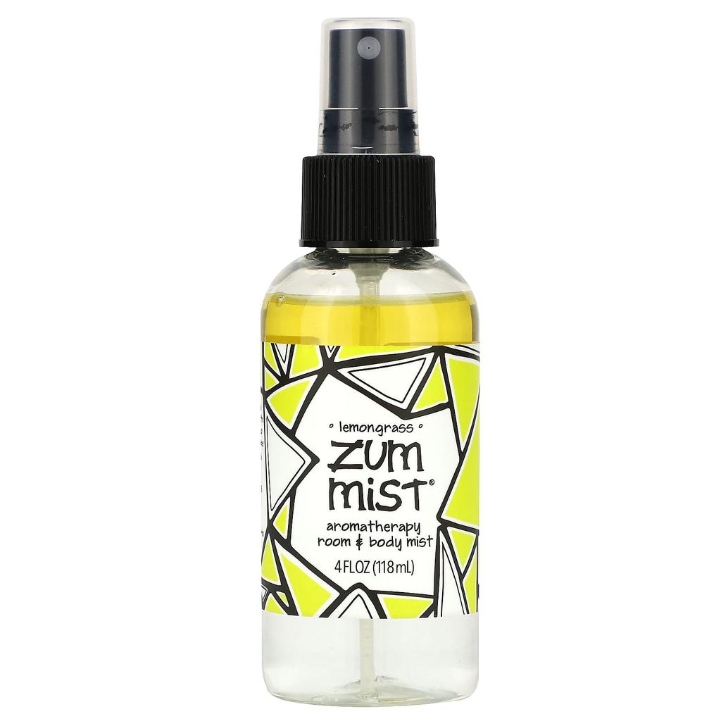 ZUM Zum Mist, Aromatherapy Room & Body Mist, Lemongrass, 118ml (4fl Oz)