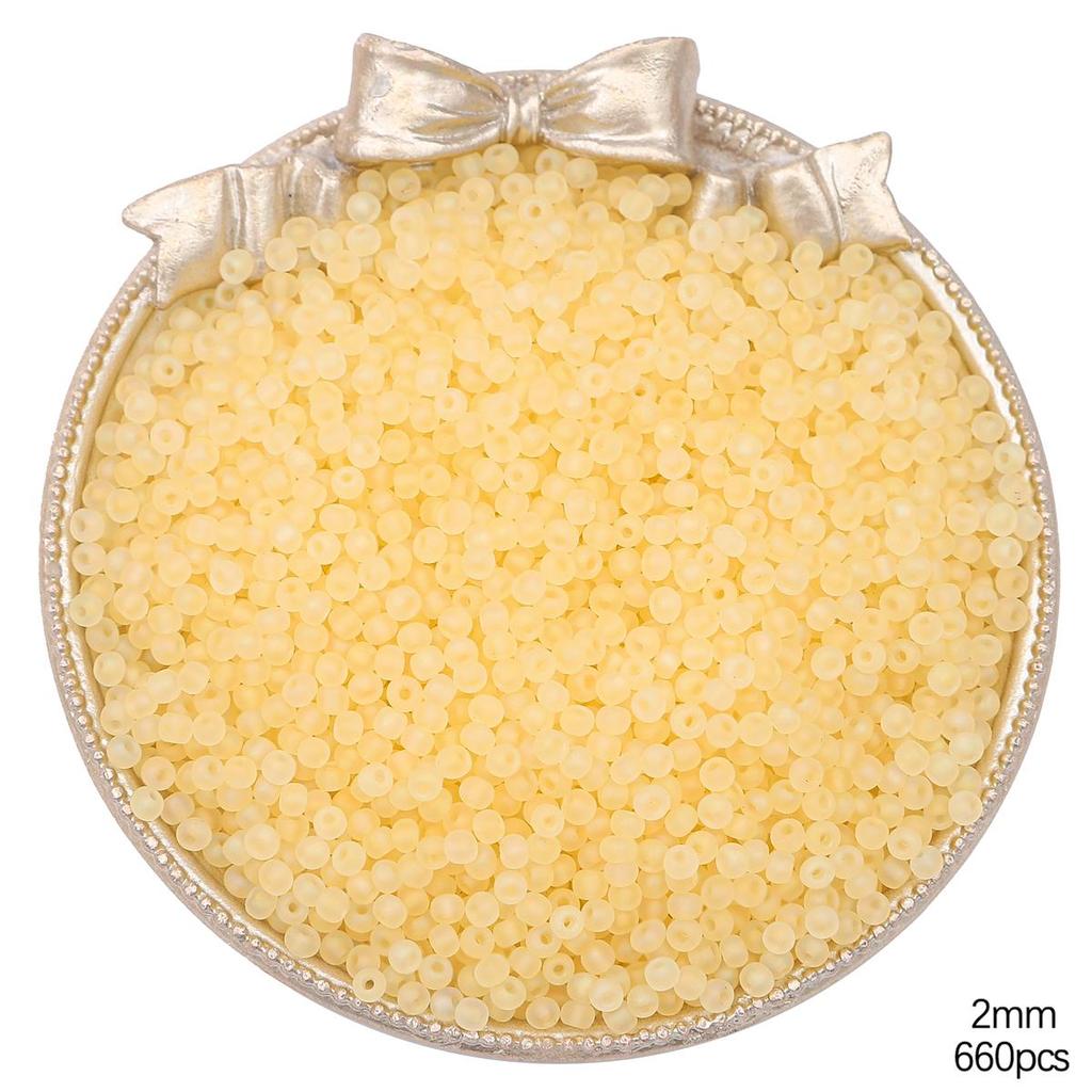 Высококачественные матовые стеклянные бусины-бисер разных цветов для изготовления украшений своими руками