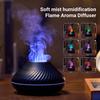 Electric Usb Ultrasonic Aroma Air Humidifier Essential Oil Diffuser With 7 Color Flame Lamp For Home Room Fragrance Mist Maker